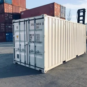 20ft Shipping Container (One Trip) White (RAL 9003)