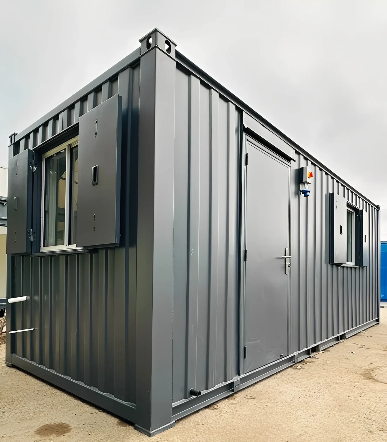 21ft x 8ft Office / Canteen Cabin – Refurbished Anti-Vandal Portable Building - Image 2