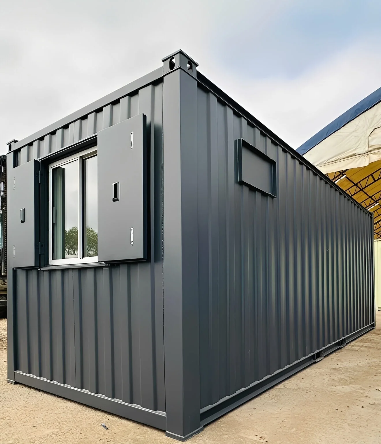 21ft x 8ft Office / Canteen Cabin – Refurbished Anti-Vandal Portable Building - Image 3