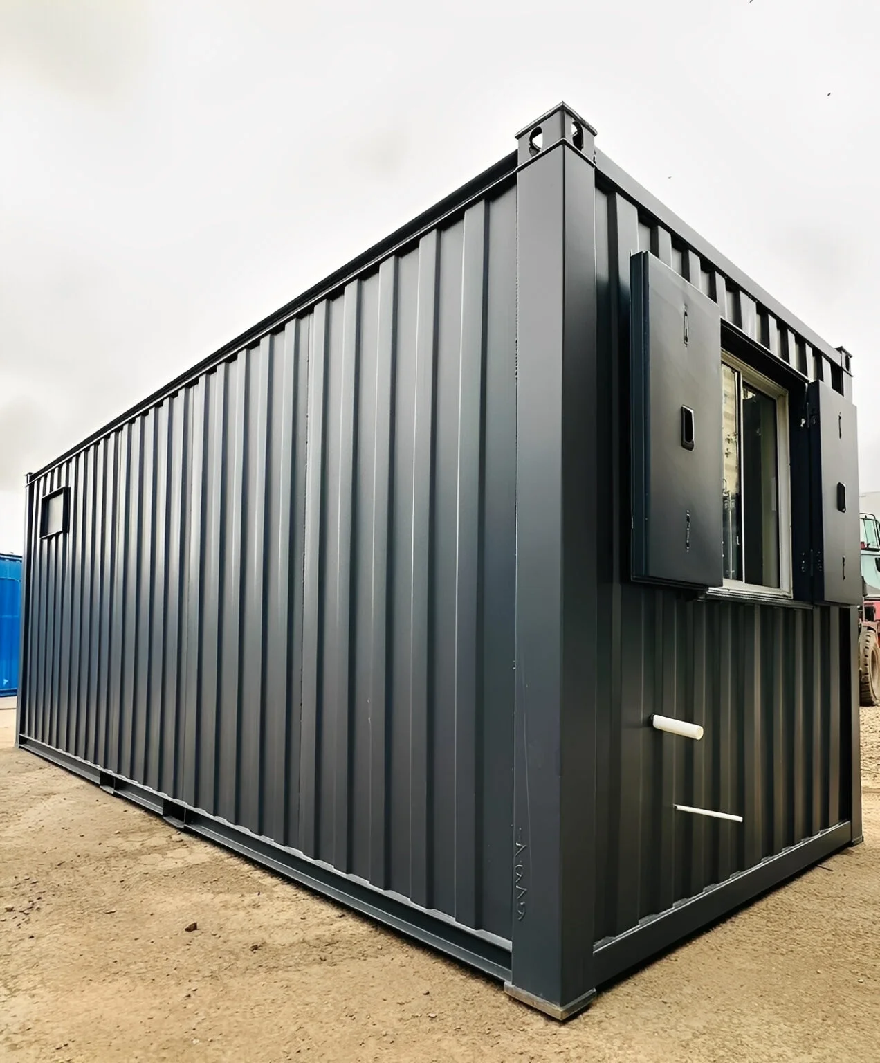 21ft x 8ft Office / Canteen Cabin – Refurbished Anti-Vandal Portable Building - Image 4
