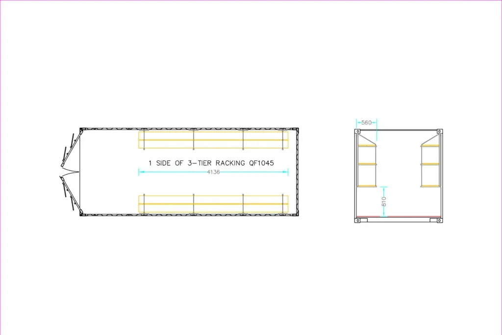 Fastfit Three Tier Racking (Single Bay) - Image 3