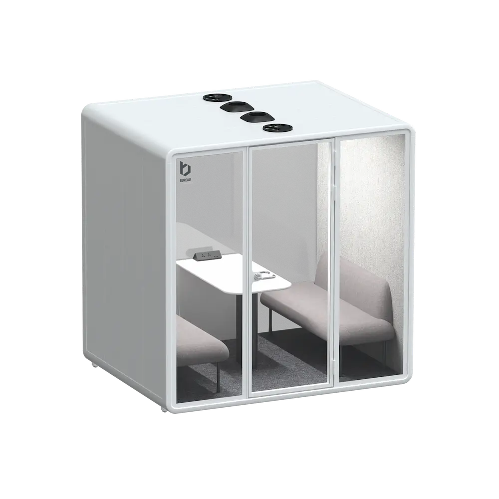 Bureau Quad Plus Modular Meeting Office - Image 2