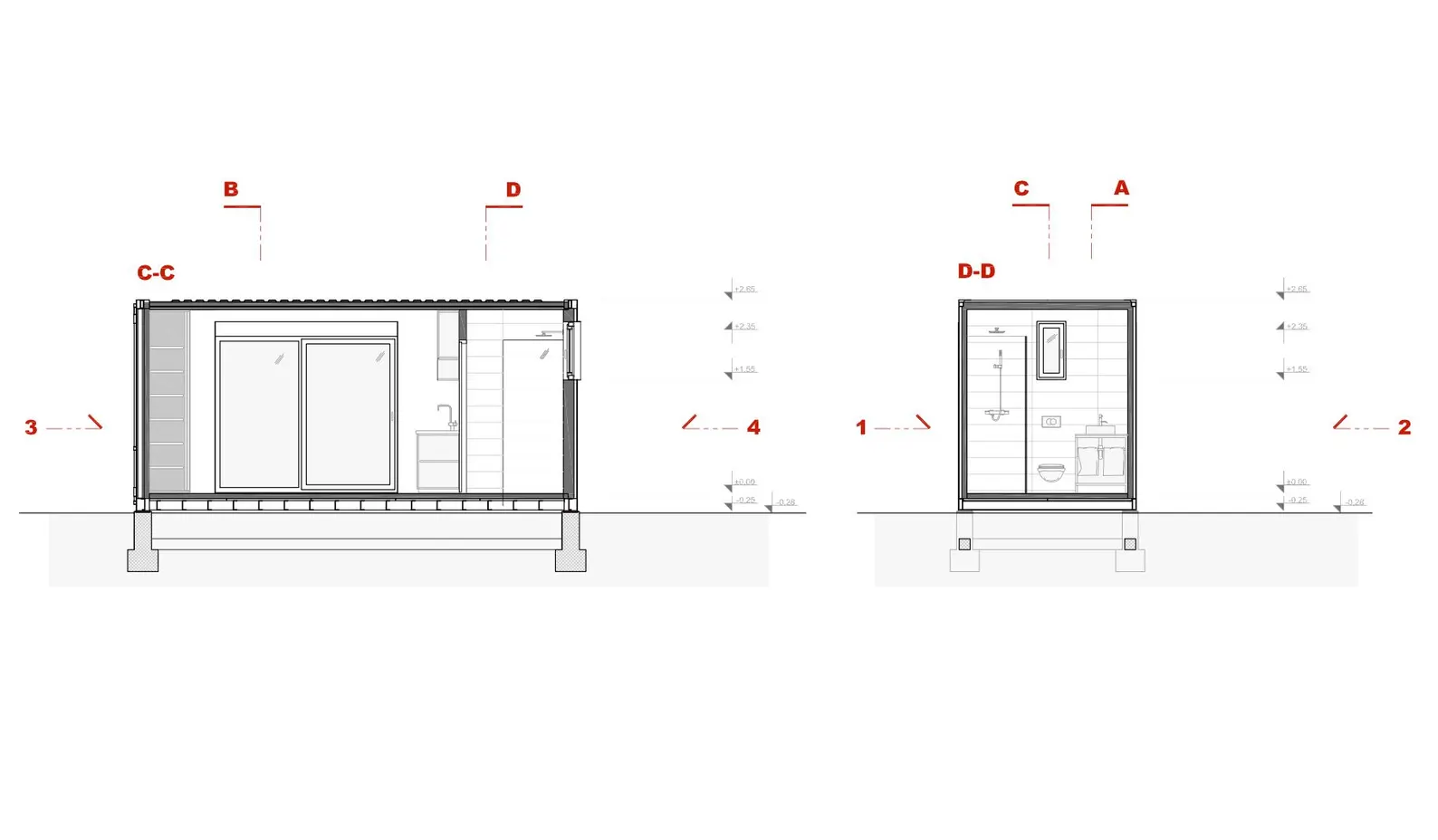 20ft Custom Shipping container Office, Container House - Image 7