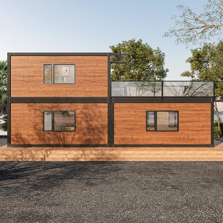1BHK Duplex Prefab House with Rooftop Deck, Fully Furnished Modular Kitchen and Washroom Interiors, 592 sq. ft, Tiny House, Prefab Container House, Easy Setup - Image 3