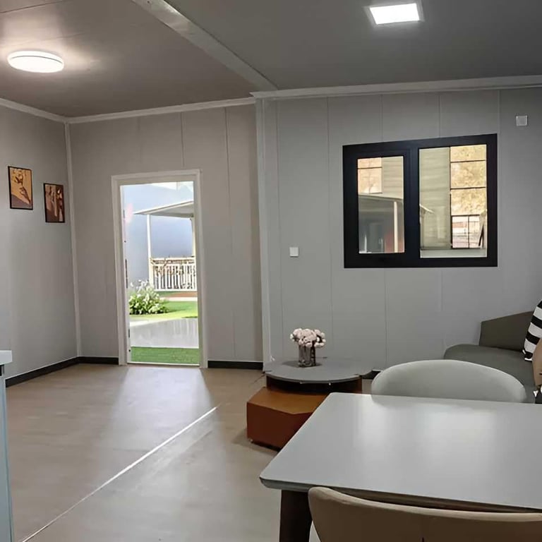 40ft House with Luxury Design, with 3 Bedroom, 1 Living Room, 1 Bathroom and Kitchen,Prefab House for Living, Foldable Mobile Home Easy Setup & Move - Image 4