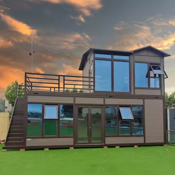 2 BHK, 2 – Storey Prefab Villa Tiny House: Family – Friendly, Sized, Eco – Friendly with Fully Functional Kitchen & Washroom, Sustainable Design and Modern Amenities - Image 2