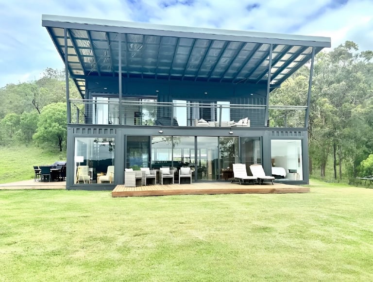 3bhk Two-Storey Container House with a Large Open Upper Terrace and Patio, Portable Houses for Families, Fully Furnished, Disaster Resistant, 4 Hour Set-Up, Customizable - Image 2