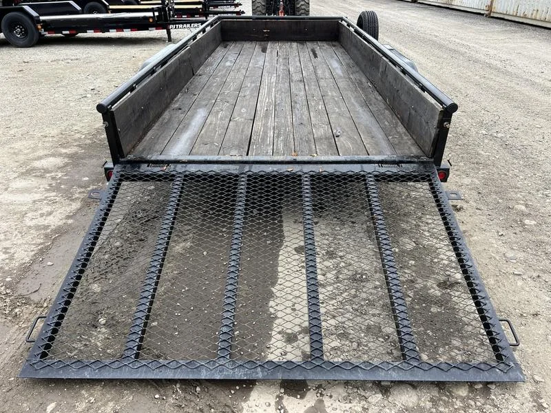 2021 Big Tex Trailers 6.5×16 6K Utility w/Ramp Gate & Spare Tire - Image 8