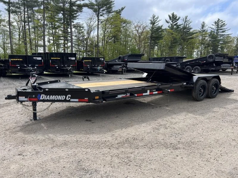 2024 Diamond C 7X24 20K Tilt Deck Equipment Trailer w/Spare Mount - Image 12